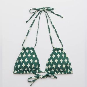 ISO Aerie Double String Triangle Bikini Top (size L)